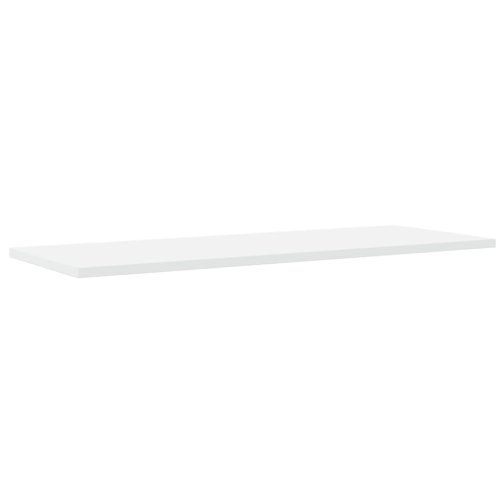 Ripiani per Libreria 4pz Bianchi 80x30x1,5 cm Legno Multistrato