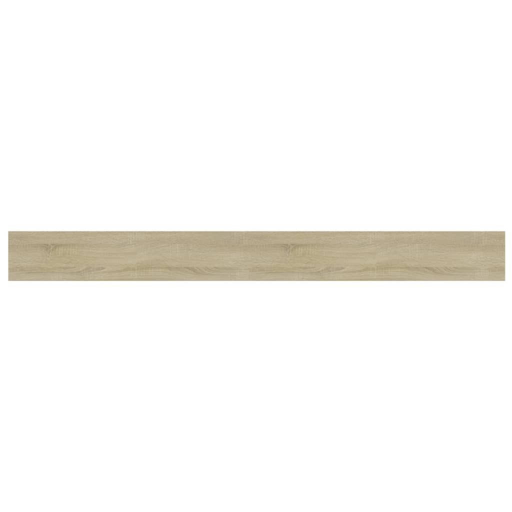 Ripiani per Libreria 4pz Rovere Sonoma 100x10x1,5cm Multistrato