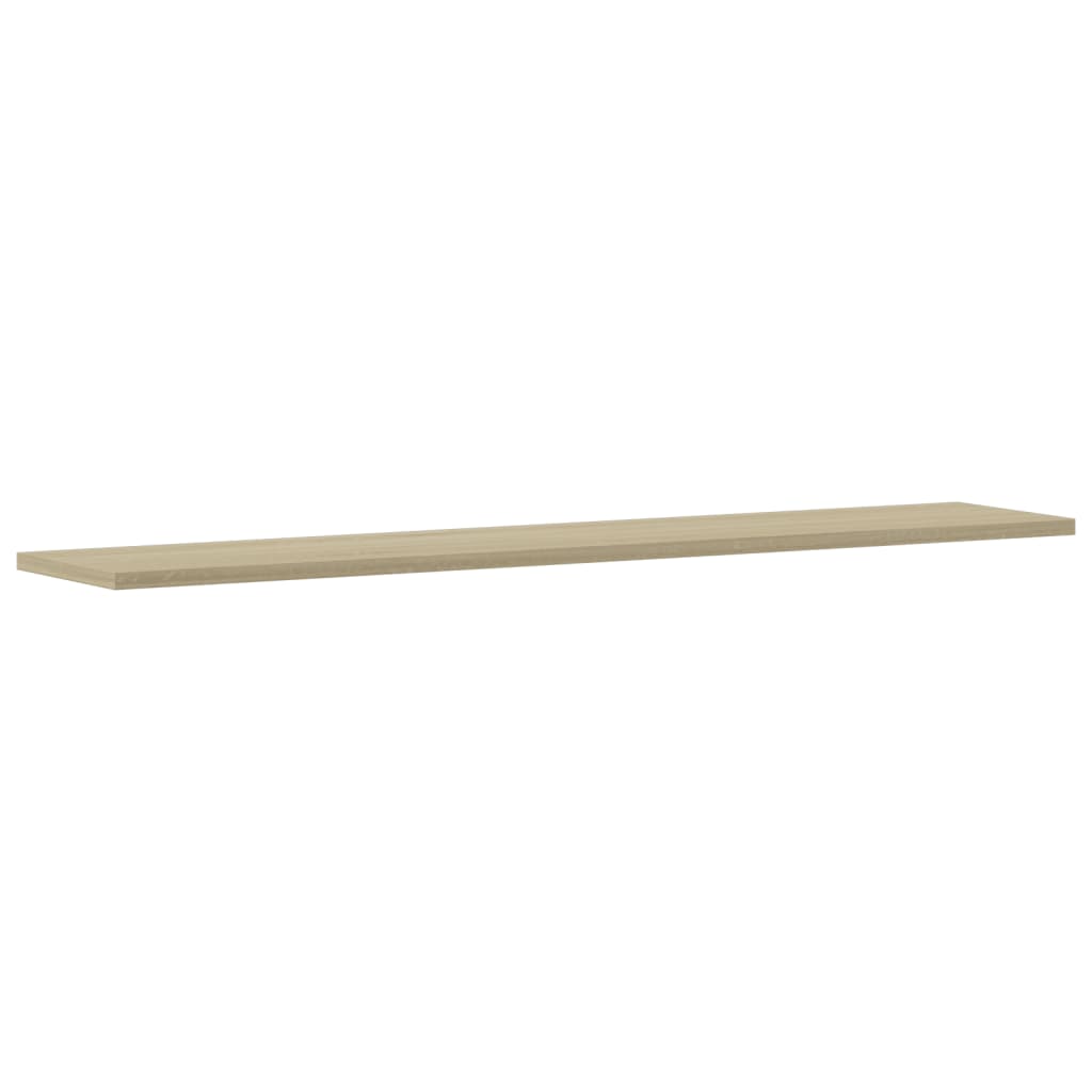 Ripiani per Libreria 8pz Rovere Sonoma 100x20x1,5cm Multistrato