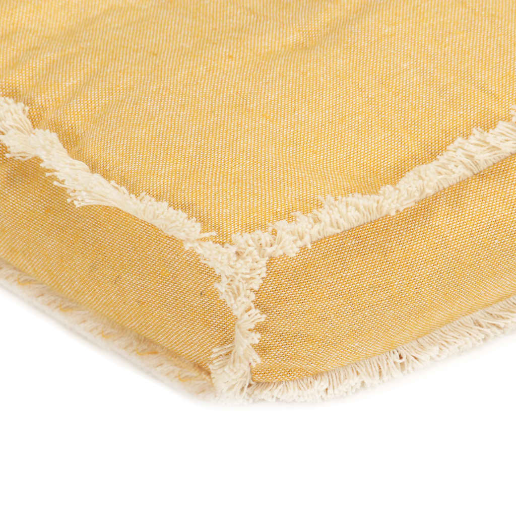 Cuscino per Divano in Pallet Giallo 73x40x7 cm