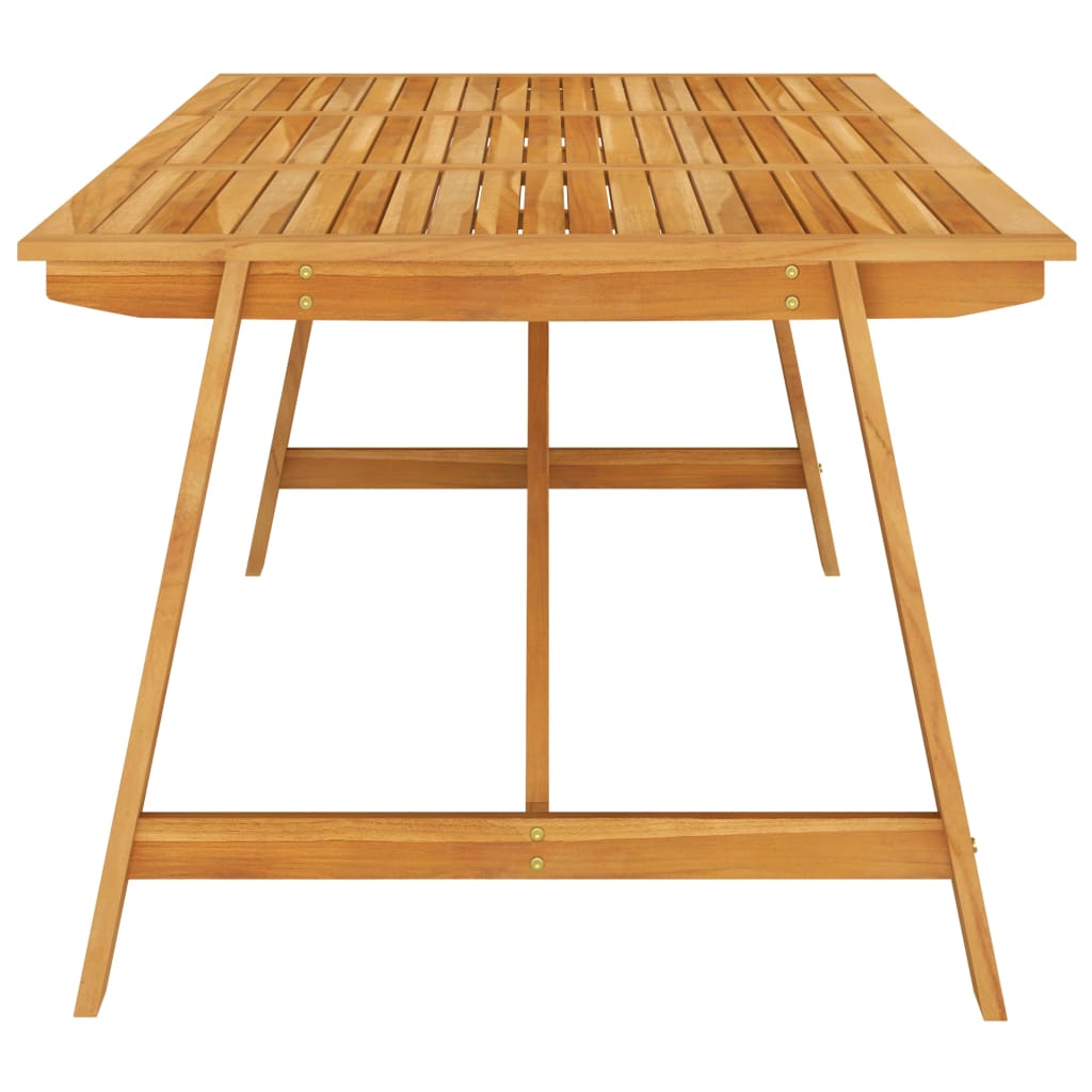 Set Mobili da Pranzo per Giardino 9 pz Beige
