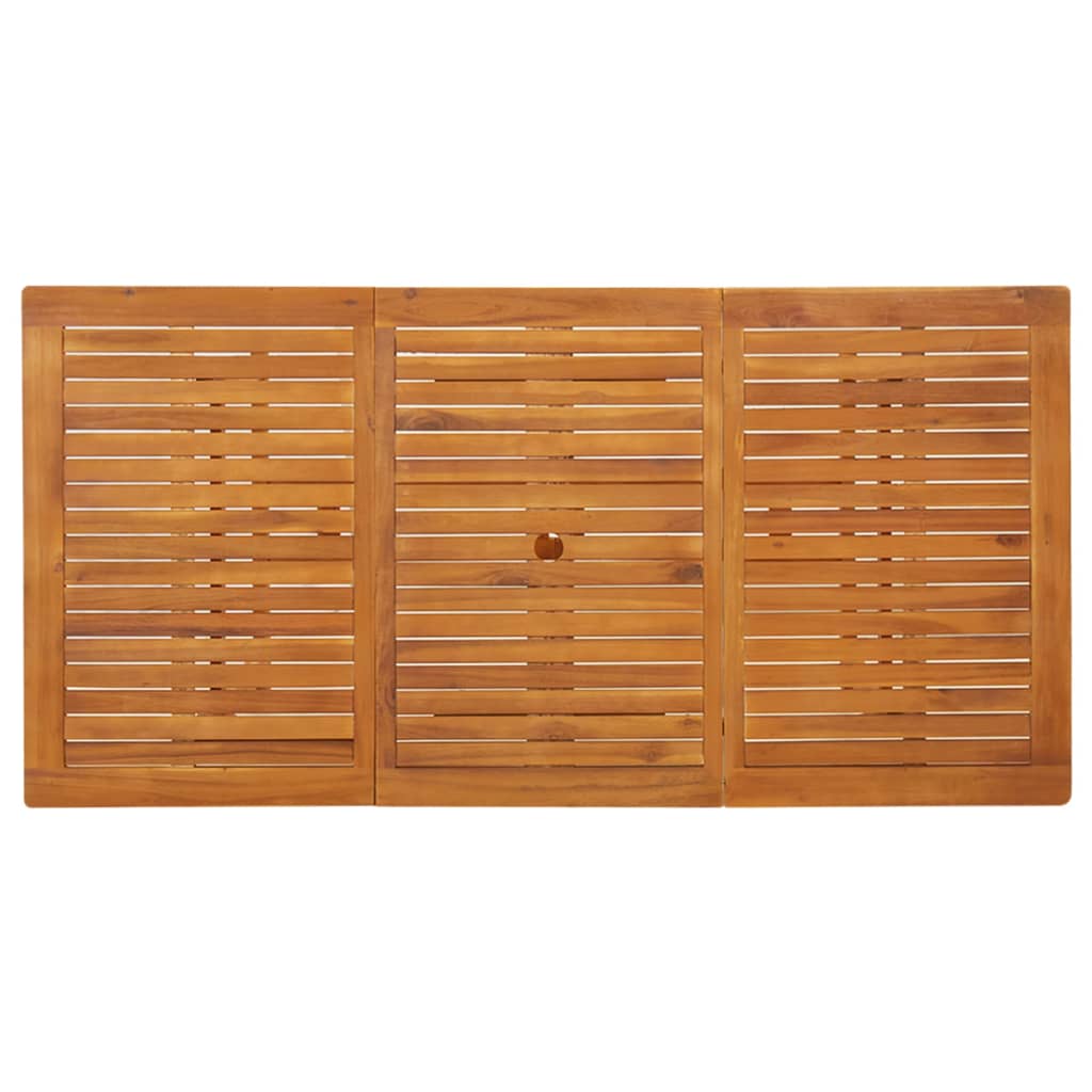 Tavolo da Pranzo per Esterni 180x90x75cm Legno Massello Acacia