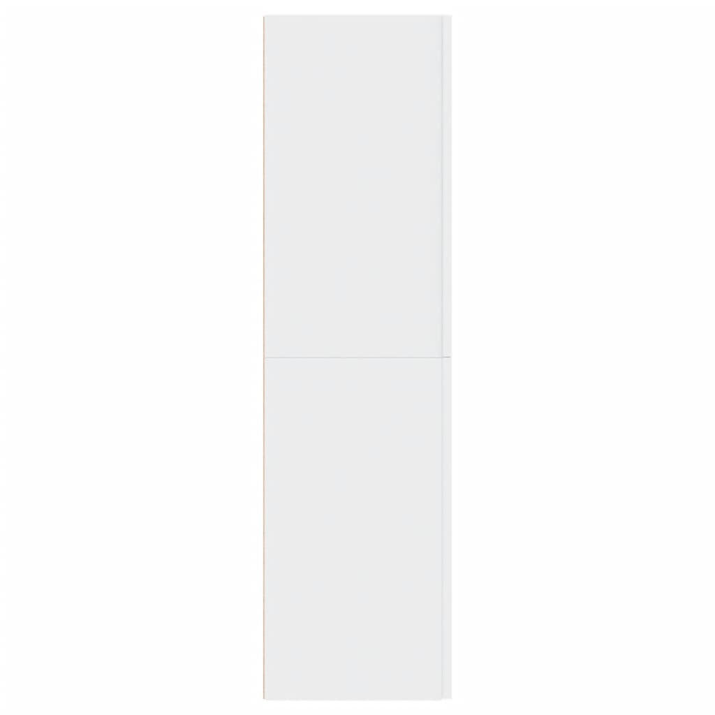 Mobile Porta TV Bianco 30,5x30x110 cm in Legno Multistrato