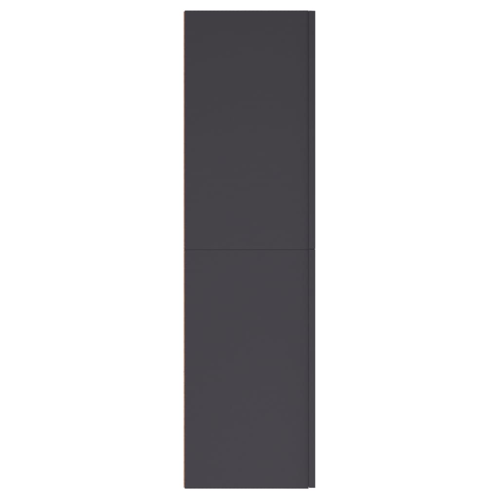 Mobile Porta TV Grigio 30,5x30x110 cm in Legno Multistrato