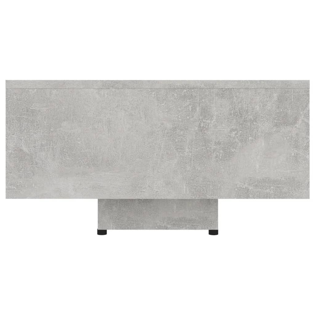 Tavolino Salotto Grigio Cemento 85x55x31 cm Legno Multistrato