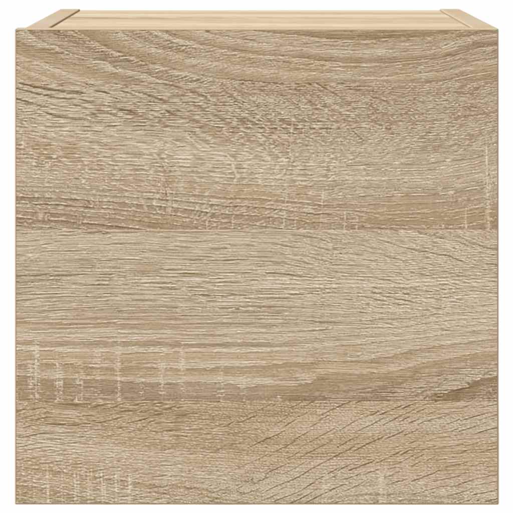 Mobili Porta TV a Parete 4pz Rovere Sonoma 30,5x30x30 cm