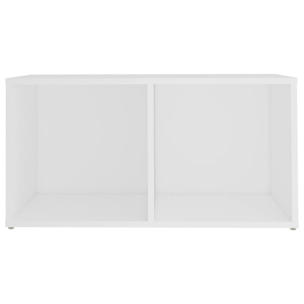 Mobile Porta TV Bianco 72x35x36,5 cm in Legno Multistrato