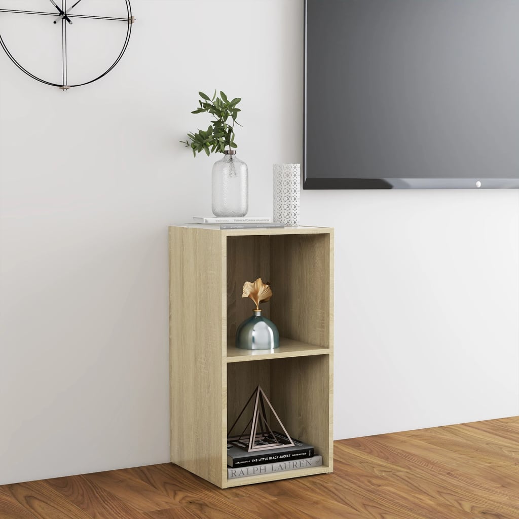 Mobile Porta TV Rovere Sonoma 72x35x36,5cm in Legno Multistrato