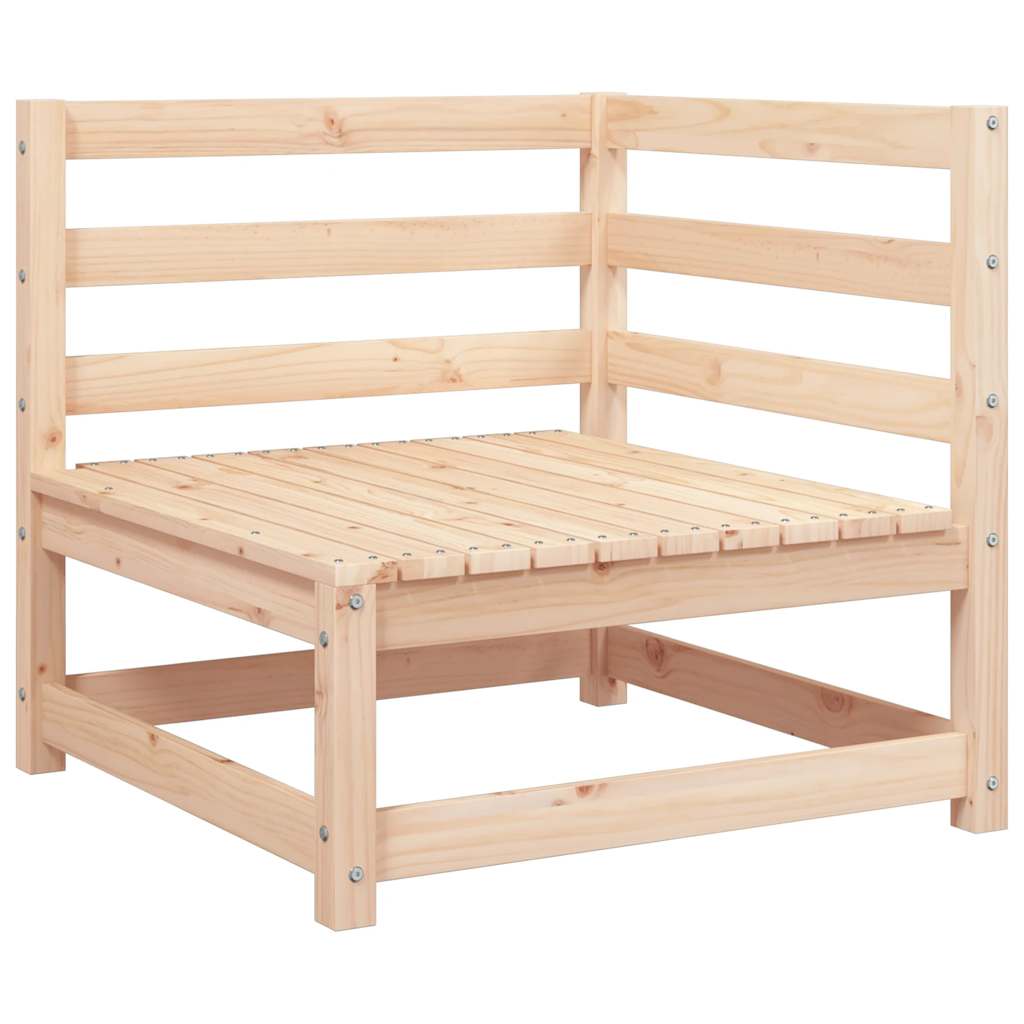 Set Divani da Giardino 2 pz con Cuscini Legno Massello di Pino