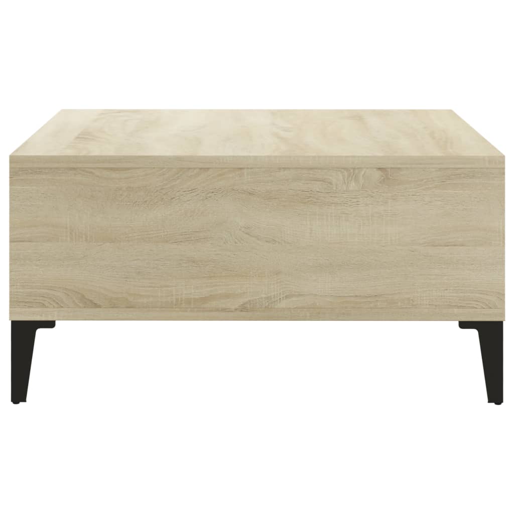 Tavolino da Salotto Rovere Sonoma 60x60x30 cm Legno Multistrato