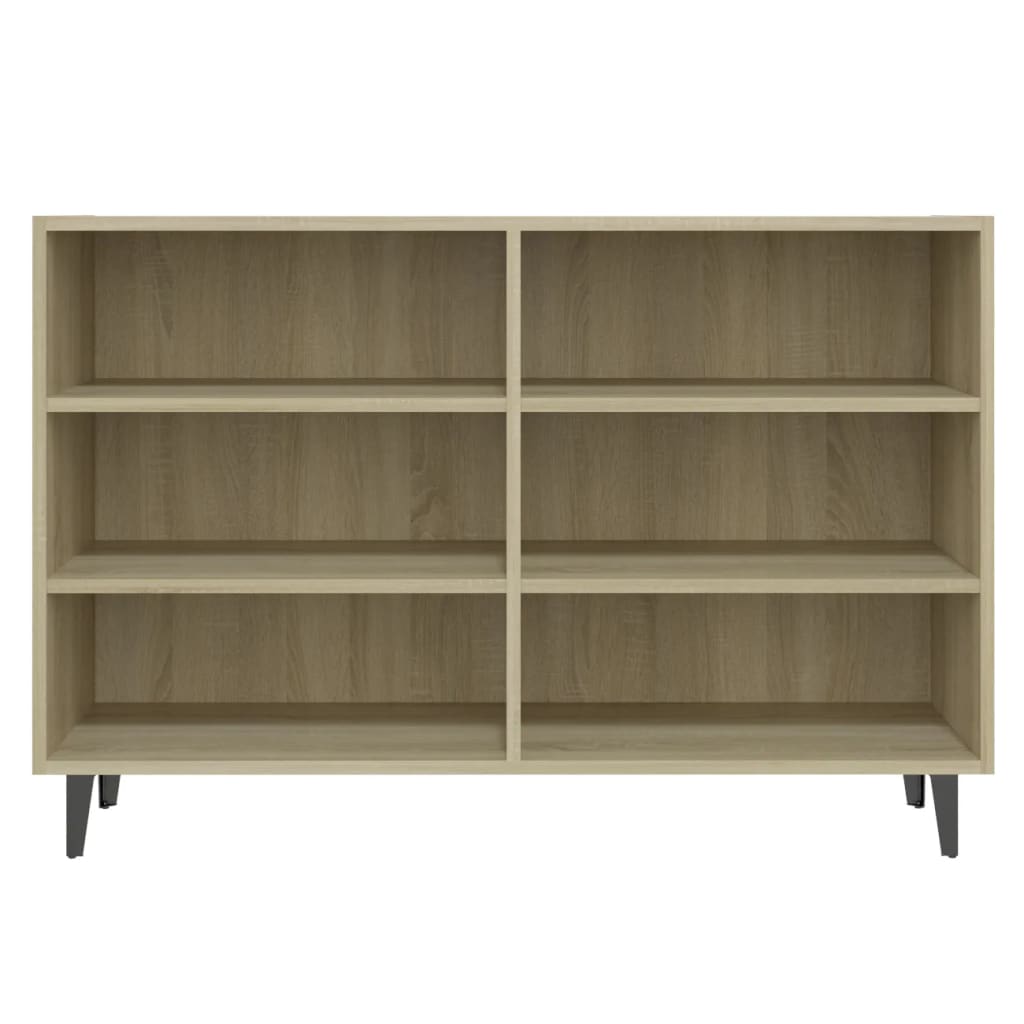 Credenza Rovere Sonoma 103,5x35x70 cm in Legno Multistrato