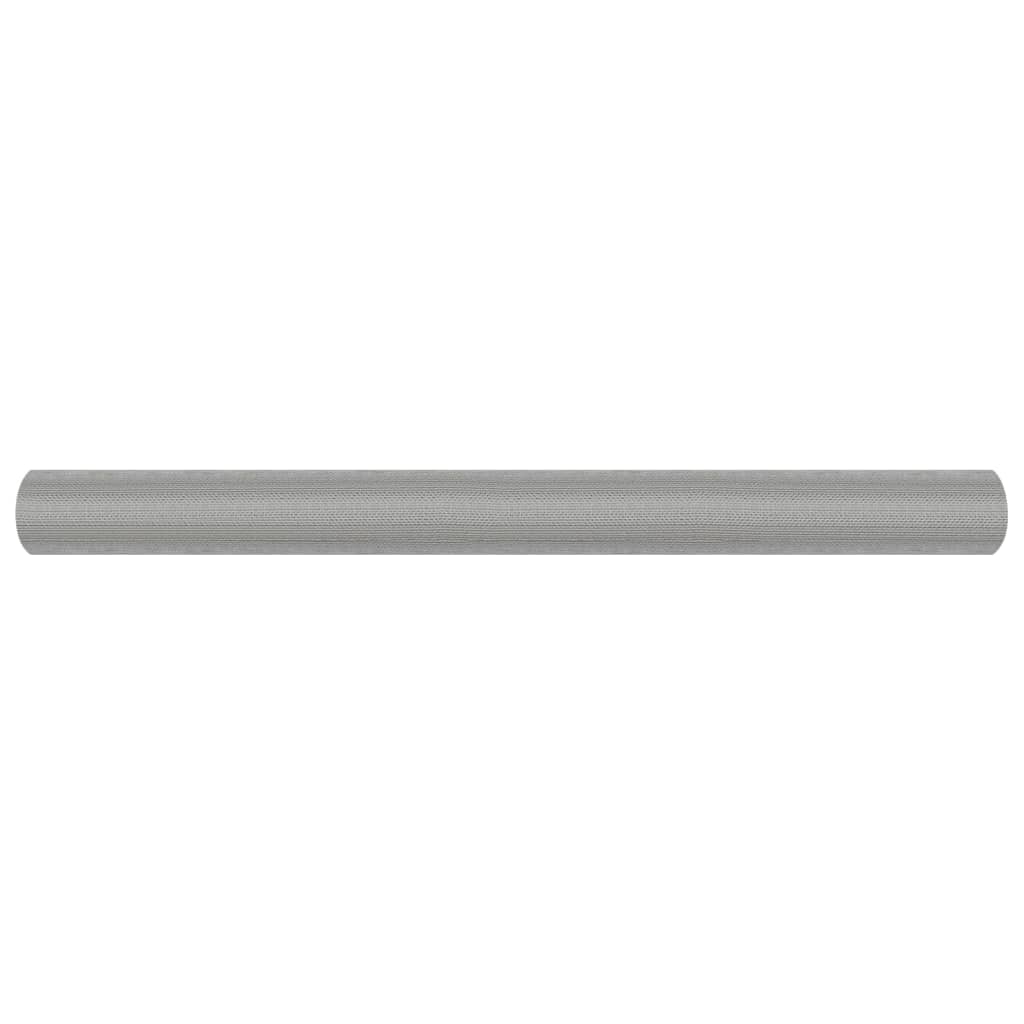 Recinzione in Rete in Acciaio Inossidabile 80x500 cm Argento
