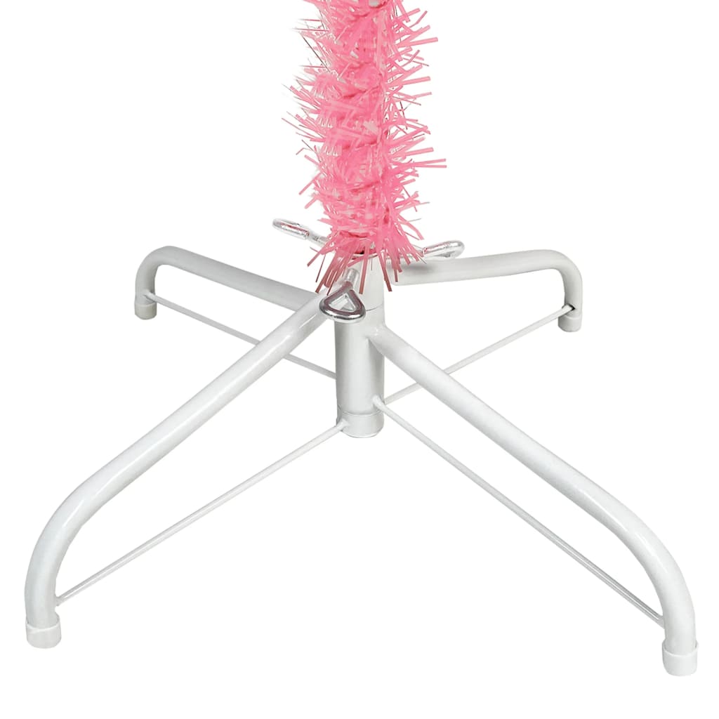 Albero di Natale Sottile Rosa 120 cm