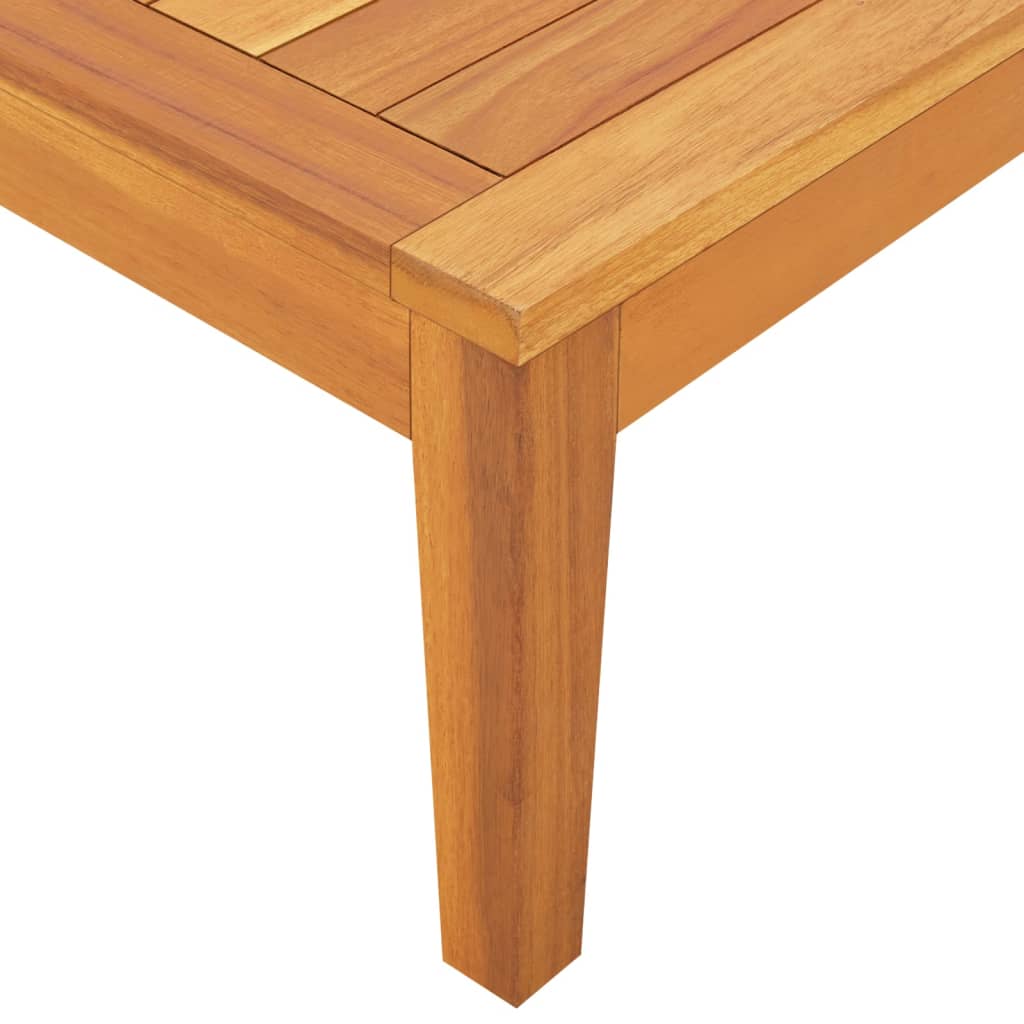 Tavolo da Giardino 64x64x29 cm in Legno Massello di Acacia