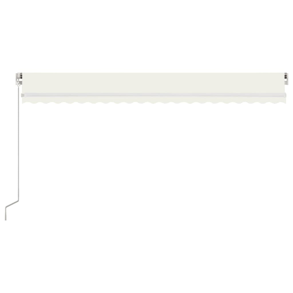 Tenda da Sole Retrattile Manuale 500x350 cm Crema