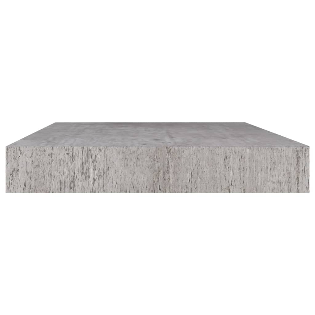 Scaffale a Parete Grigio Cemento 40x23x3,8 cm in MDF
