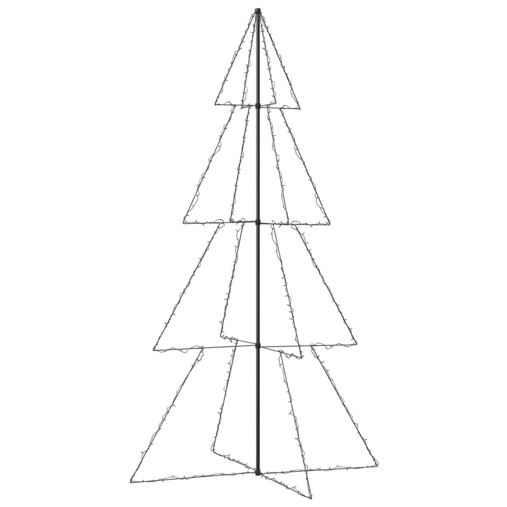 Albero di Natale a Cono 360 LED per Interni Esterni 143x250 cm