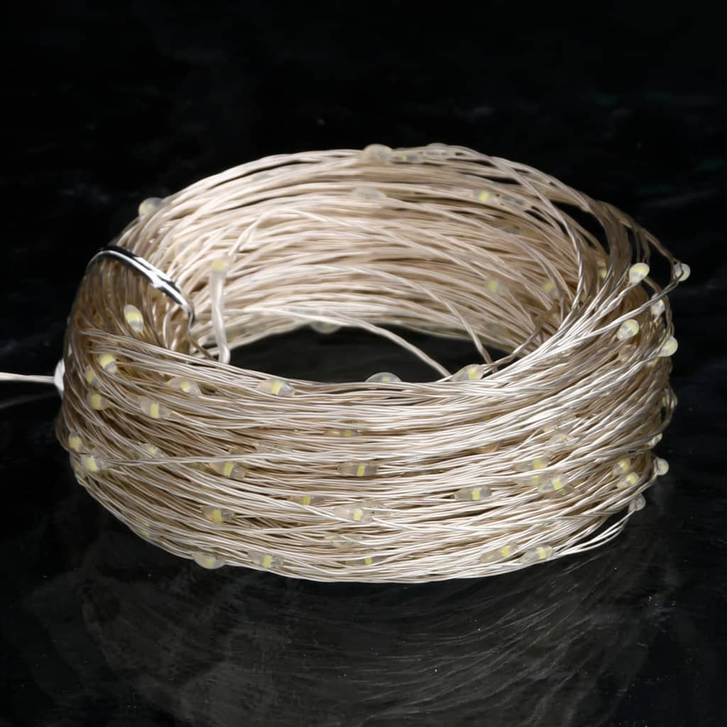 Micro Luci Fatate Sferiche 40m 400 LED Bianco Freddo 8 Funzioni