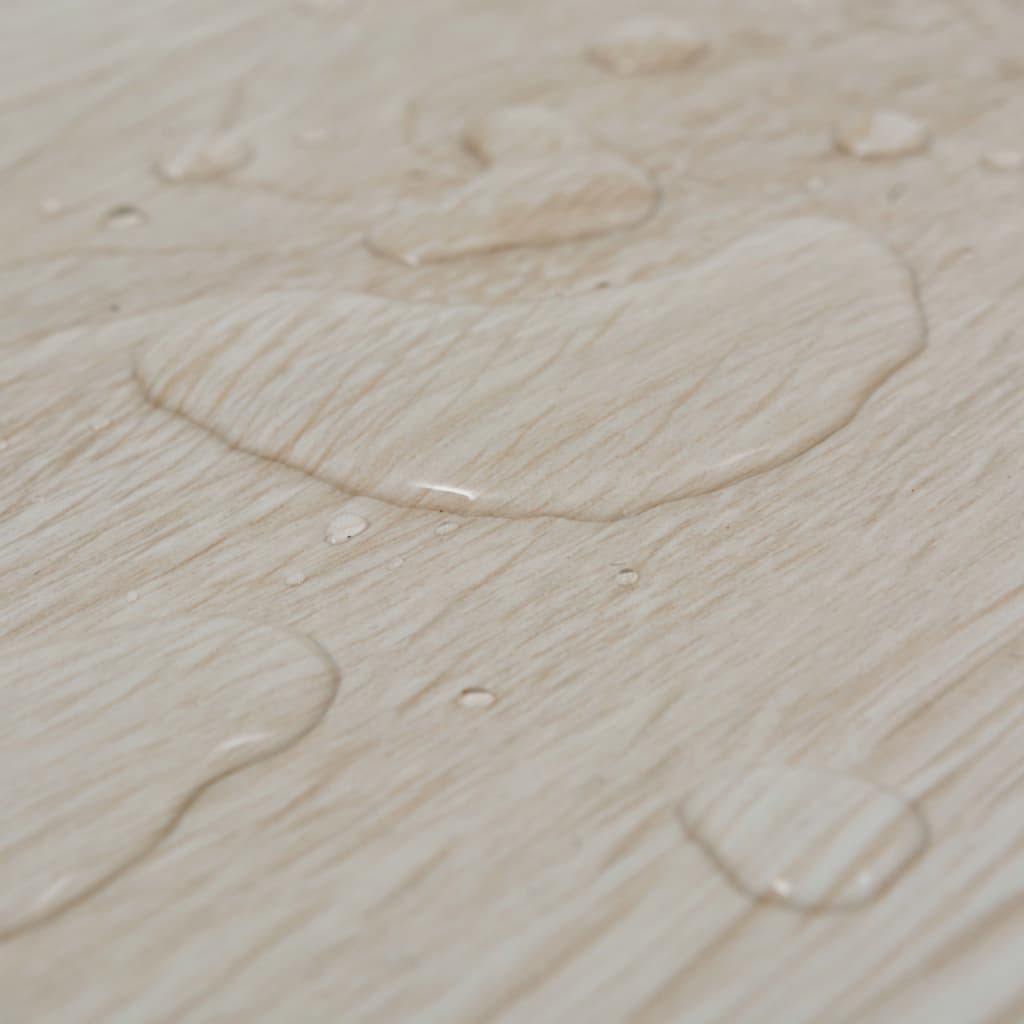 Listoni Autoadesivi in PVC 5,21 m² 2 mm Rovere Bianco Classico