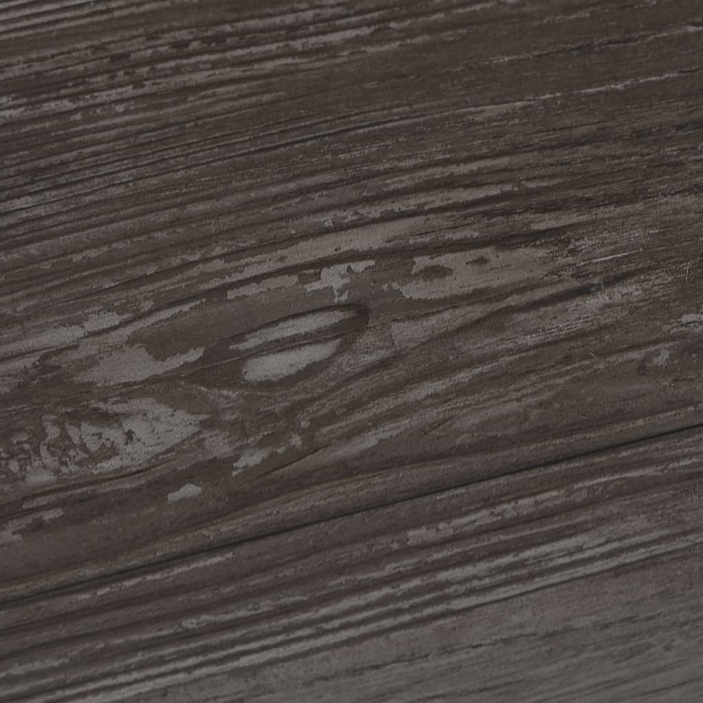 Listoni Autoadesivi in PVC 5,21 m² 2 mm Legno a Strisce