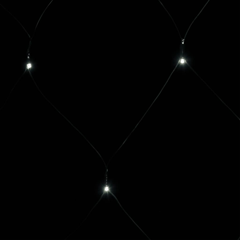 Luci di Natale Rete Bianco Freddo 3x2m 204 LED Interni Esterni