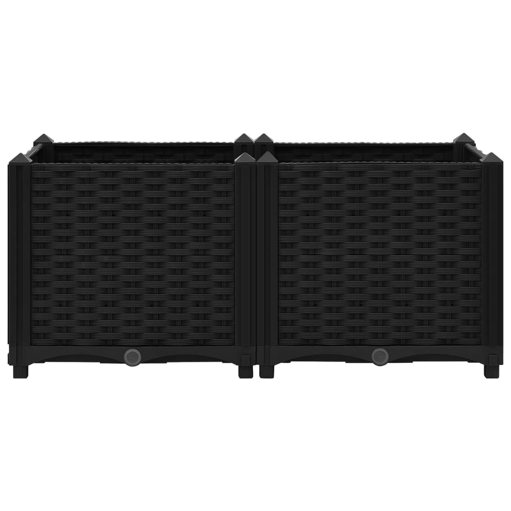 Fioriera Rialzata 80x40x38 cm in Polipropilene