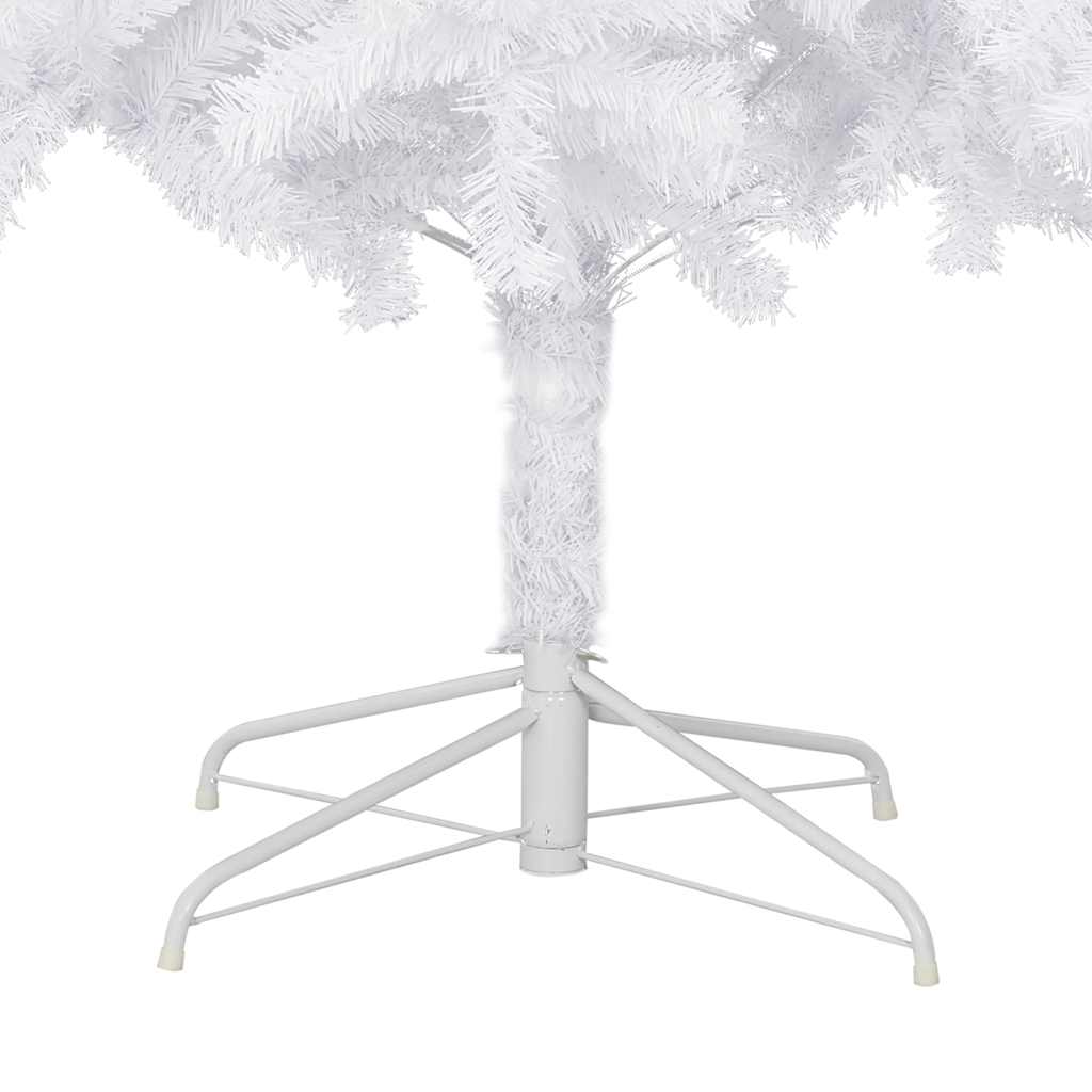 Albero di Natale Preilluminato con Palline e LED Bianco 300 cm