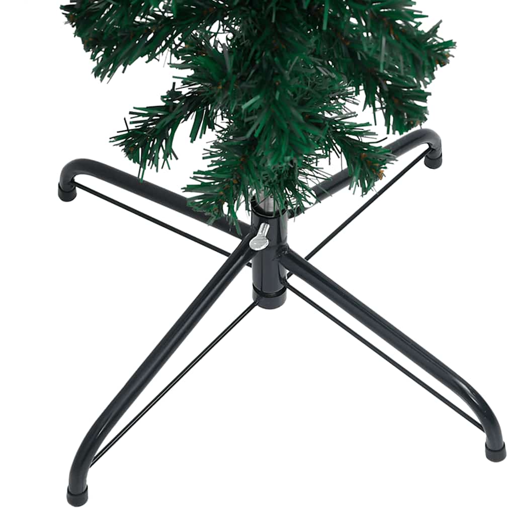 Albero di Natale Capovolto Preiluminato con Palline 240 cm
