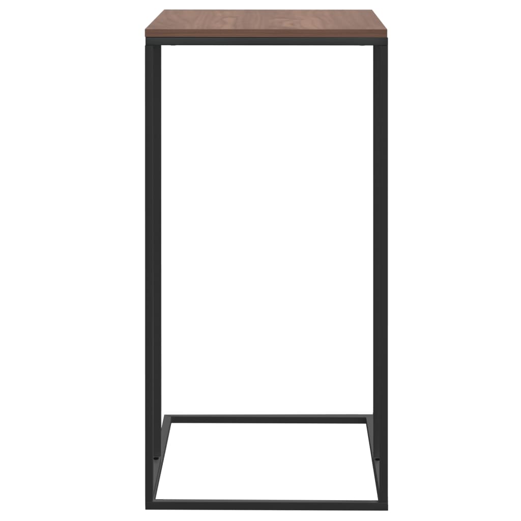 Tavolino da Salotto Nero 40x30x59 cm in Legno Multistrato