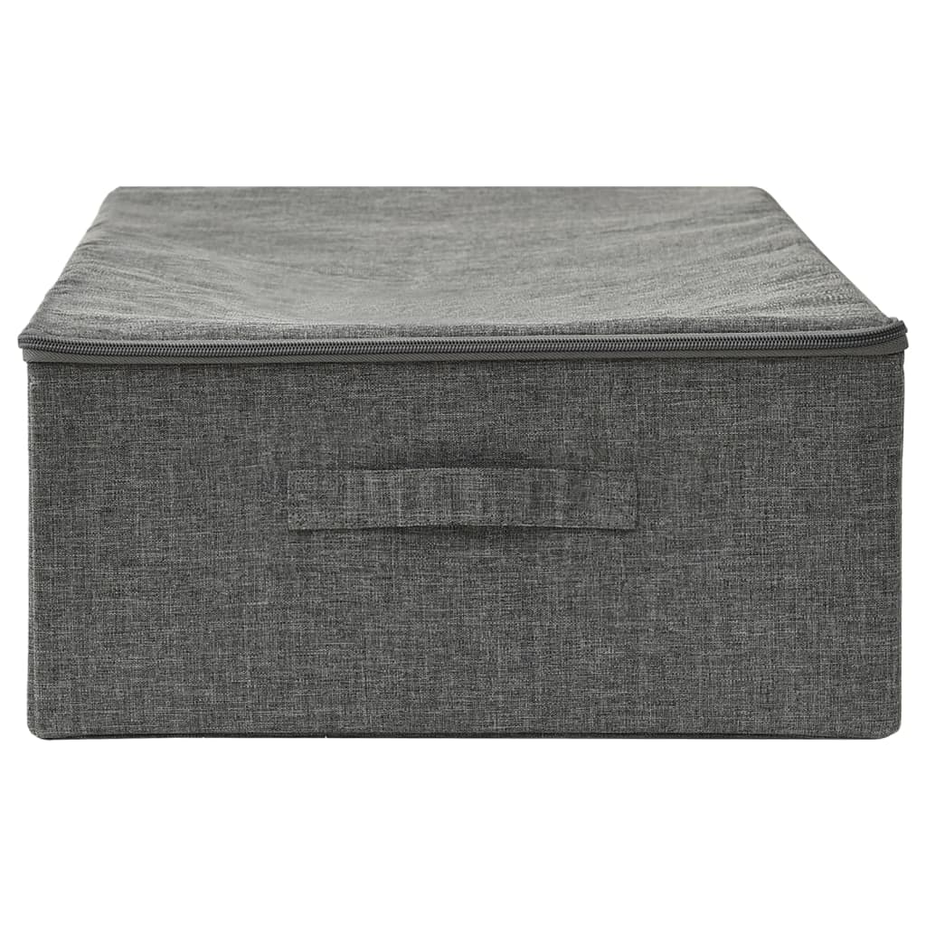 Scatola Portaoggetti in Tessuto 70x40x18 cm Antracite