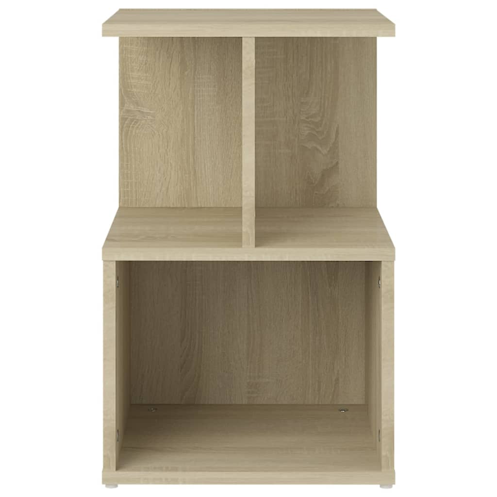 Comodini 2pz Rovere Sonoma 35x35x55 cm in Legno Multistrato