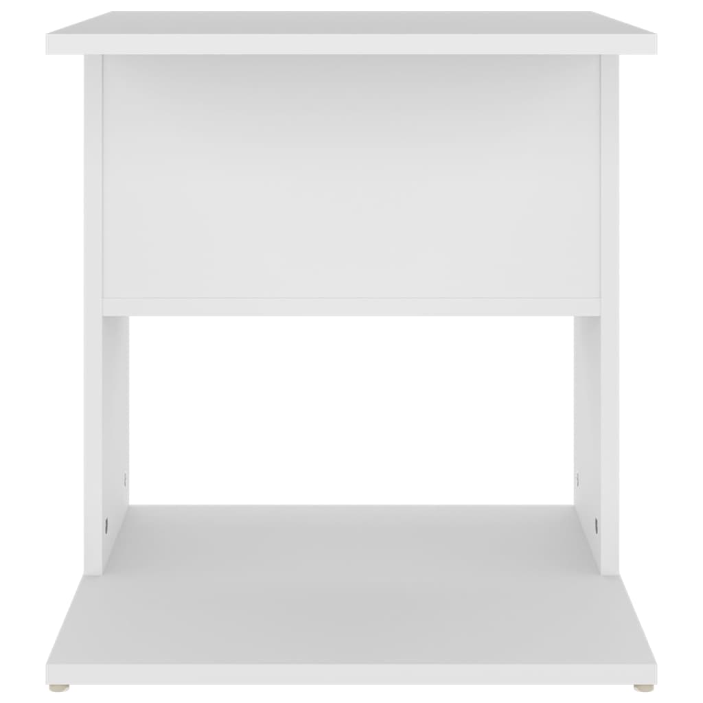 Tavolino Bianco 45x45x48 cm in Legno Multistrato