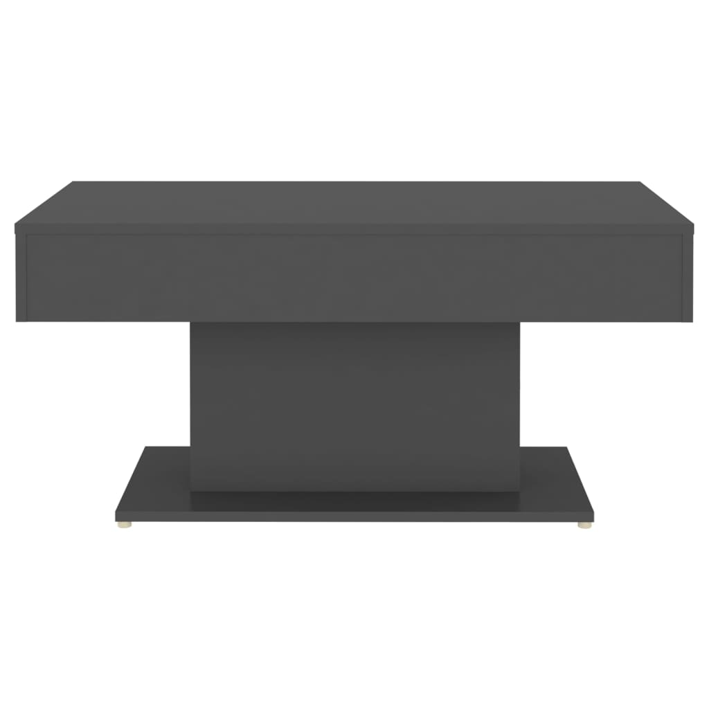 Tavolino da Salotto Grigio 96x50x45 cm in Legno Multistrato