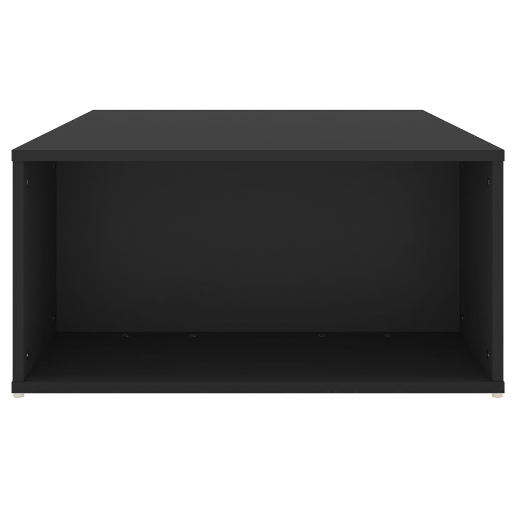 Tavolino da Salotto Nero 90x67x33 cm in Legno Multistrato