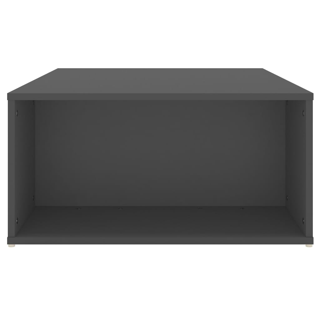 Tavolino da Salotto Grigio 90x67x33 cm in Legno Multistrato