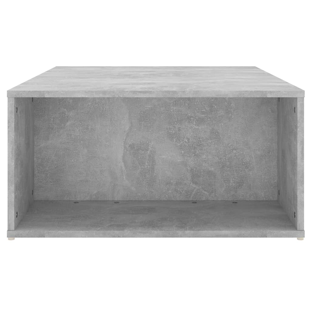 Tavolino da Salotto Grigio Cemento 90x67x33cm Legno Multistrato