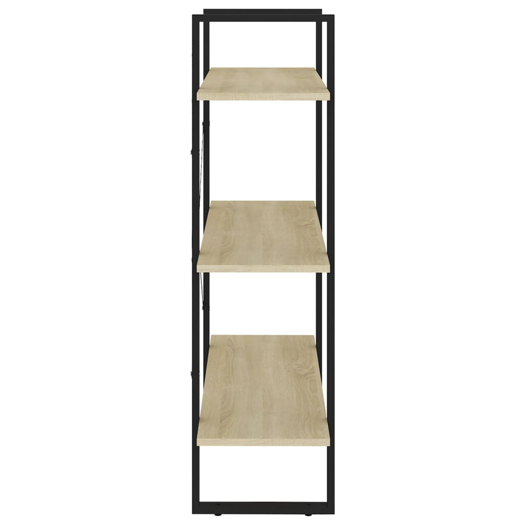 Libreria Rovere Sonoma 80x30x105 cm in Legno Multistrato