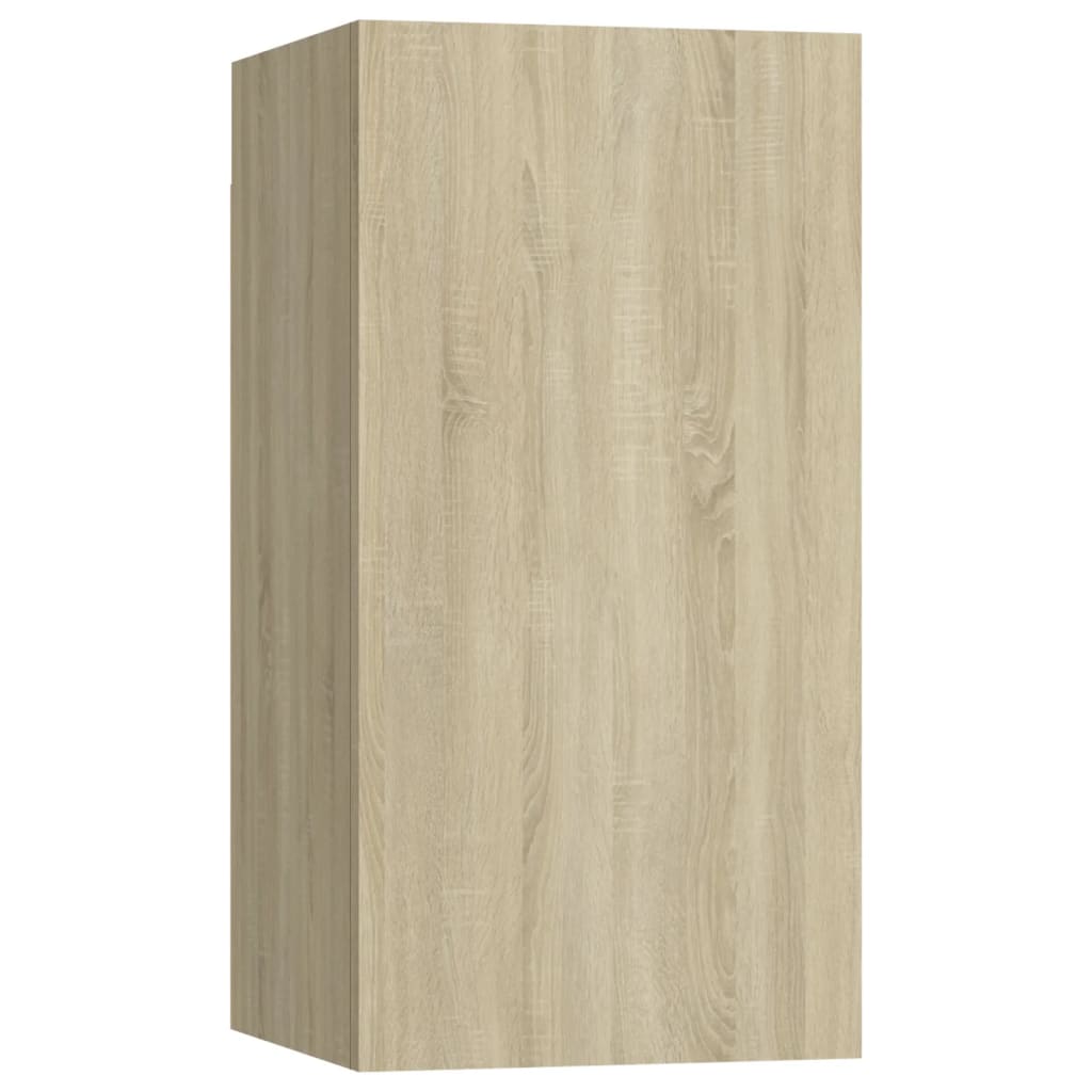 Mobili TV 4 pz Rovere Sonoma 30,5x30x60 cm in Legno Multistrato