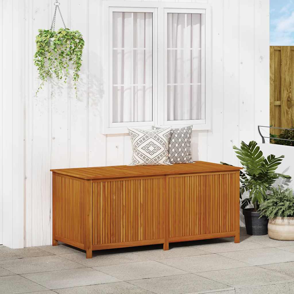 Contenitore da Giardino 175x80x75cm in Legno Massello di Acacia
