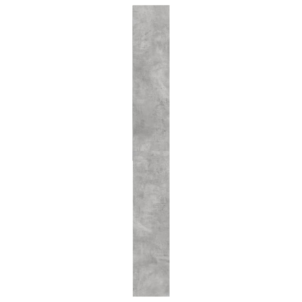 Mobile per Lavatrice Grigio Cemento 64x24x190 cm