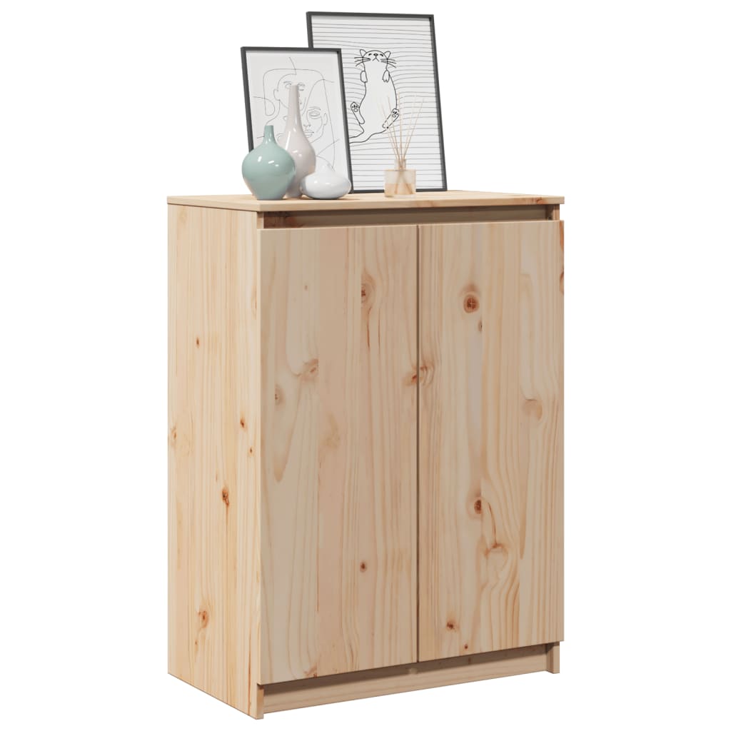 Credenza 60x36x84 cm in Legno Massello di Pino