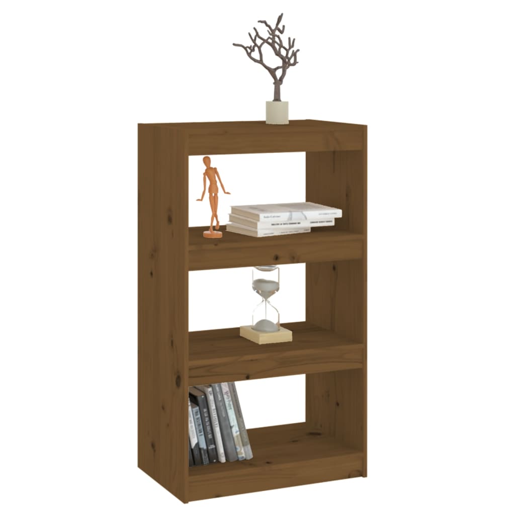 Libreria/Divisorio Ambra 60x30x103,5 cm Legno Massello di Pino