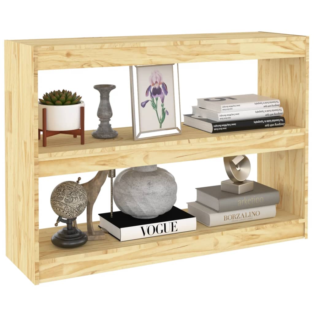 Libreria/Divisorio 100x30x71,5 cm Legno Massello di Pino