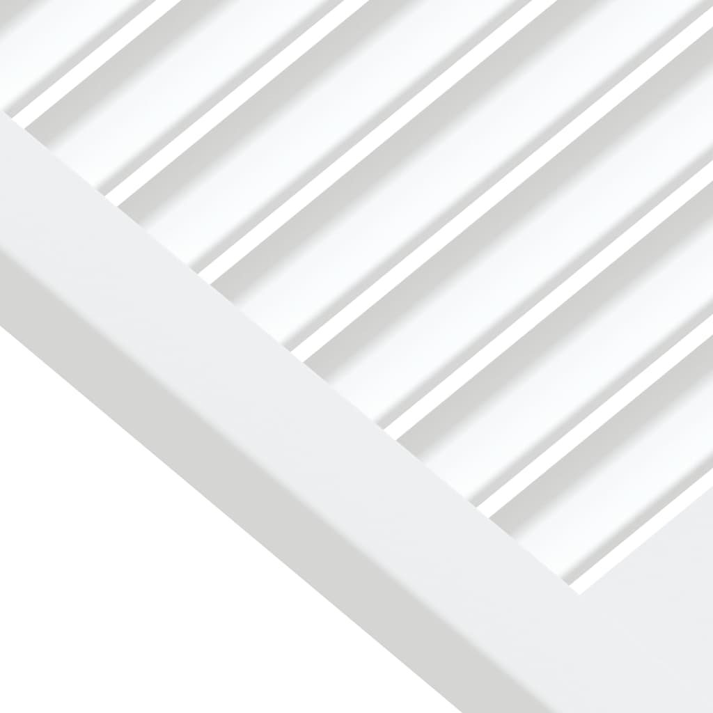 Ante a Lamelle 4 pz Bianche 39,5x39,4 cm in Legno di Pino