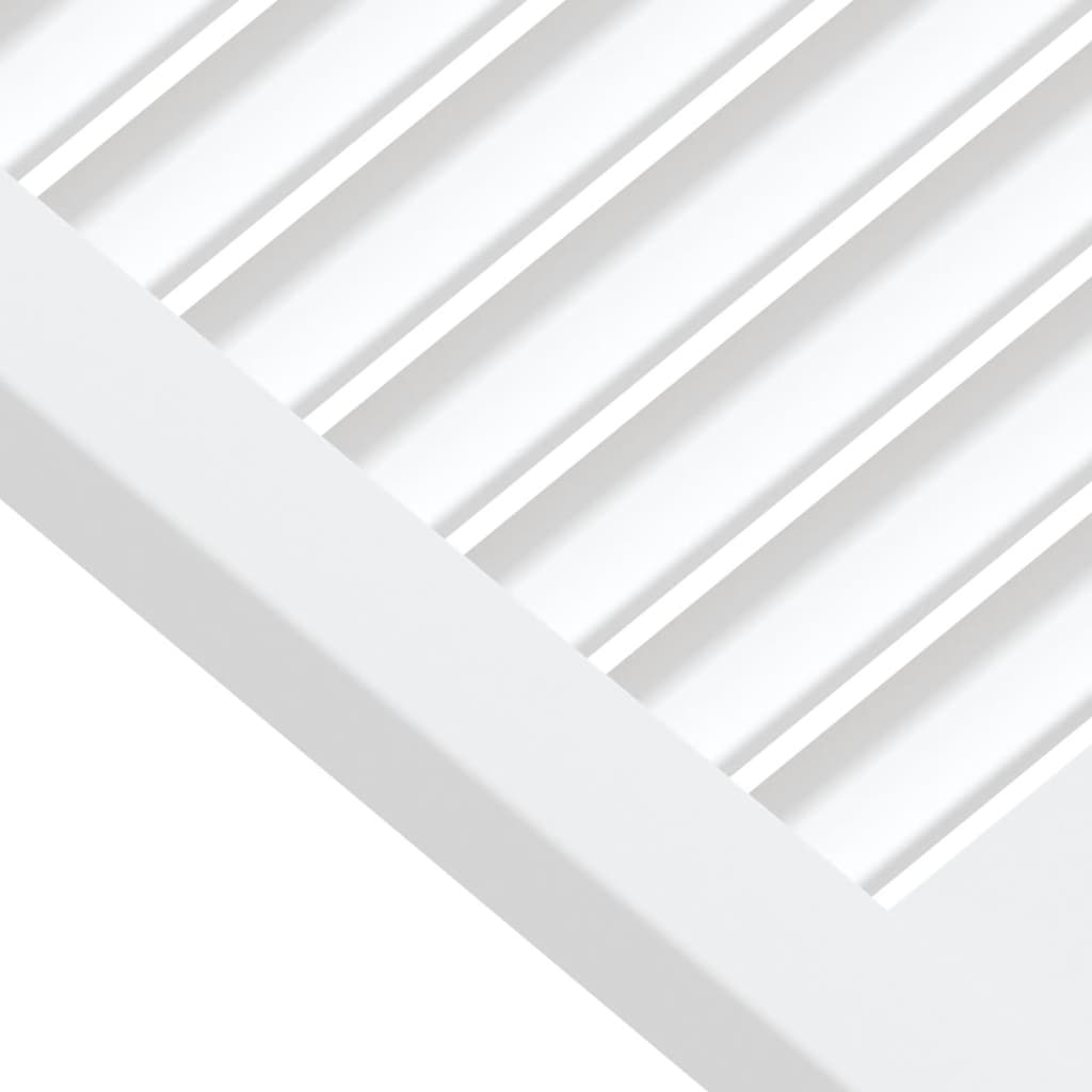 Anta a Lamelle Bianca 61,5x49,4 cm in Legno di Pino