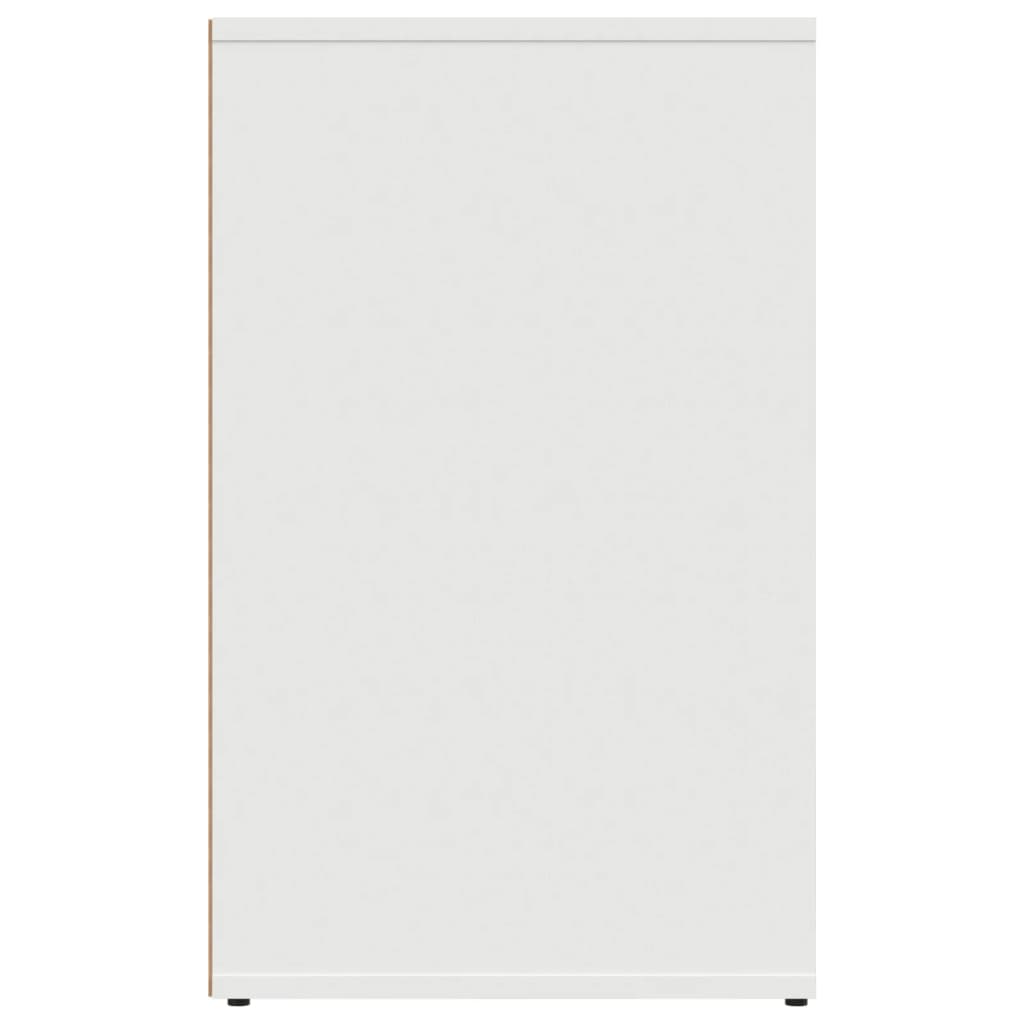 Armadietto per Cosmetici Bianco 80x40x65 cm Legno Multistrato