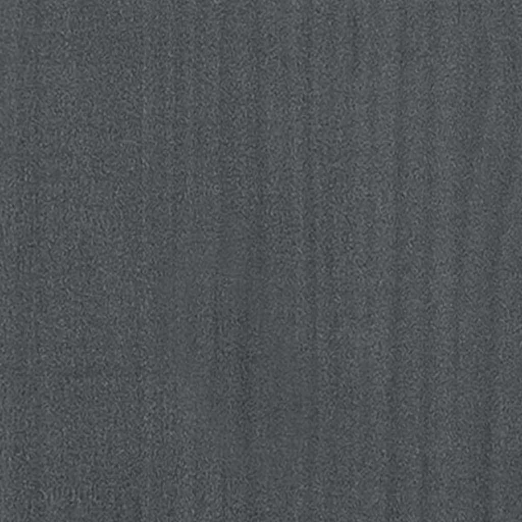 Libreria a 5 Ripiani Grigia 80x30x175 cm in Legno di Pino