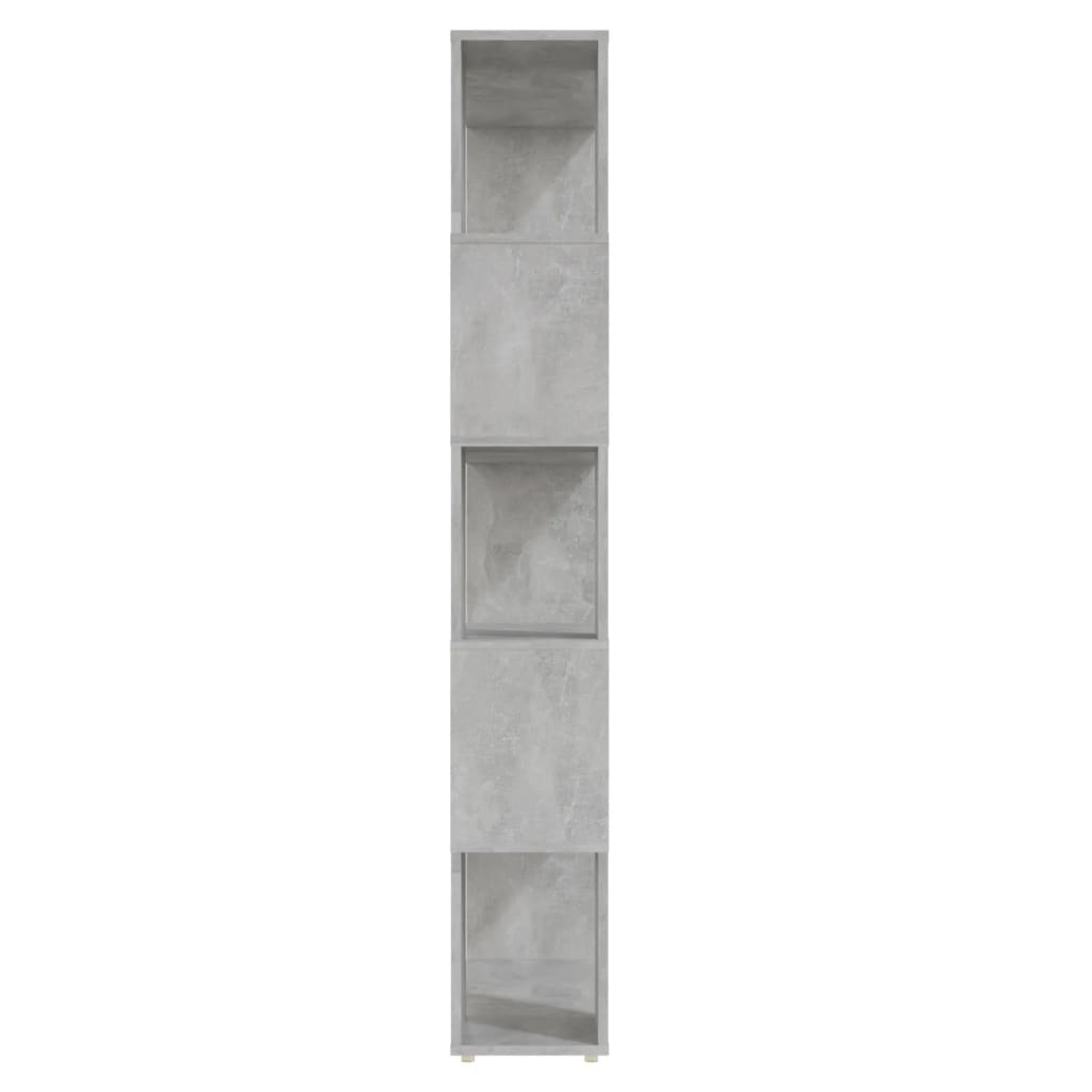 Libreria/Divisorio Grigio Cemento 80x24x155 cm in Truciolato