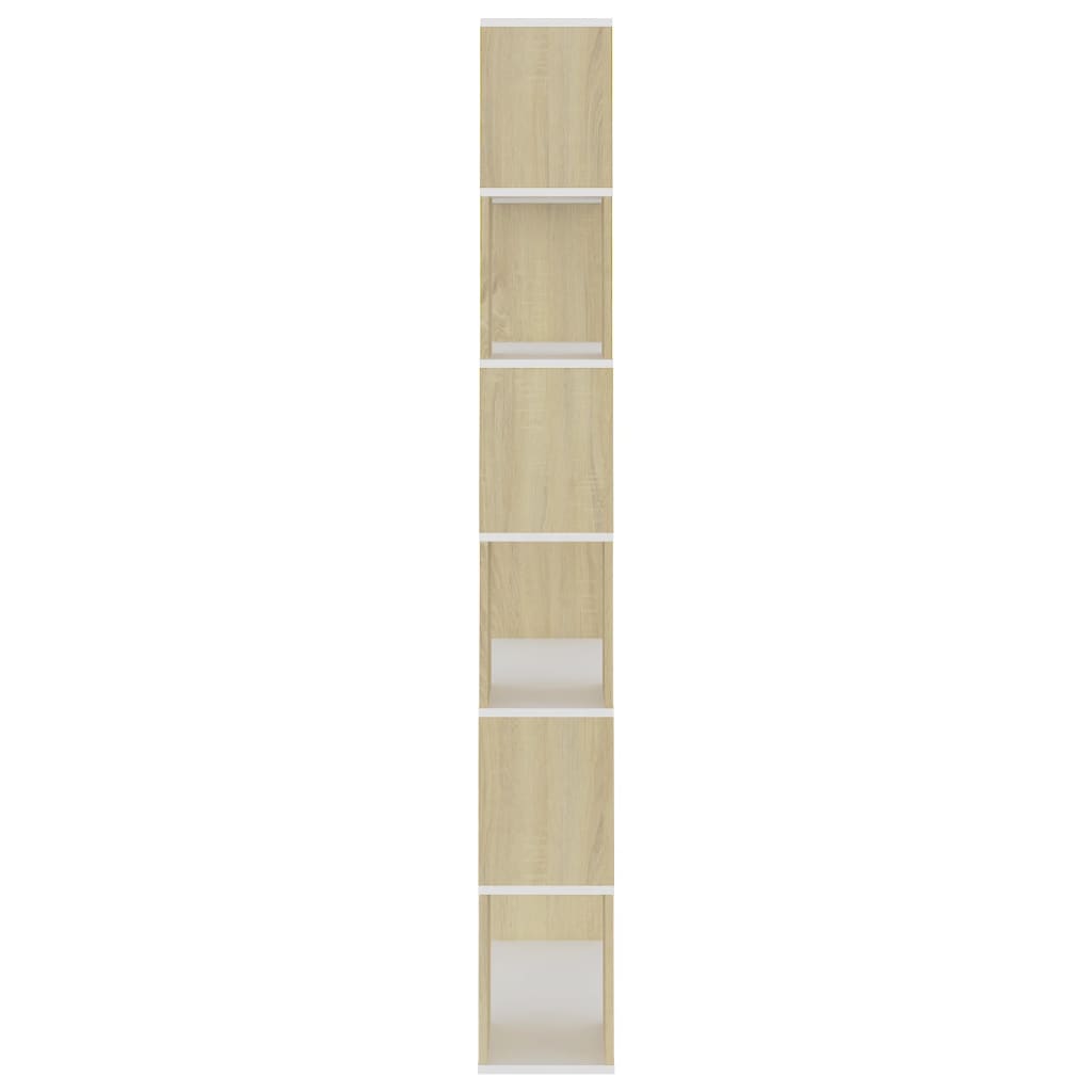 Libreria/Divisorio Rovere Sonoma 80x24x186 cm in Truciolato
