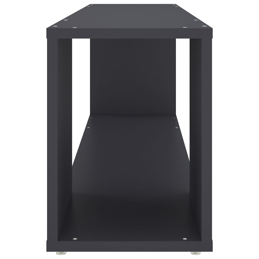 Mobile TV Grigio 100x24x32 cm in Truciolato